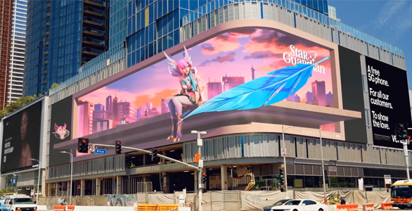 Opposite the Staples Center! Sansi LED Display Shines at the City of Angels