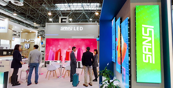 In Euroshop2023!  Sansi has being participating in fair with cutting-edge display products & technology